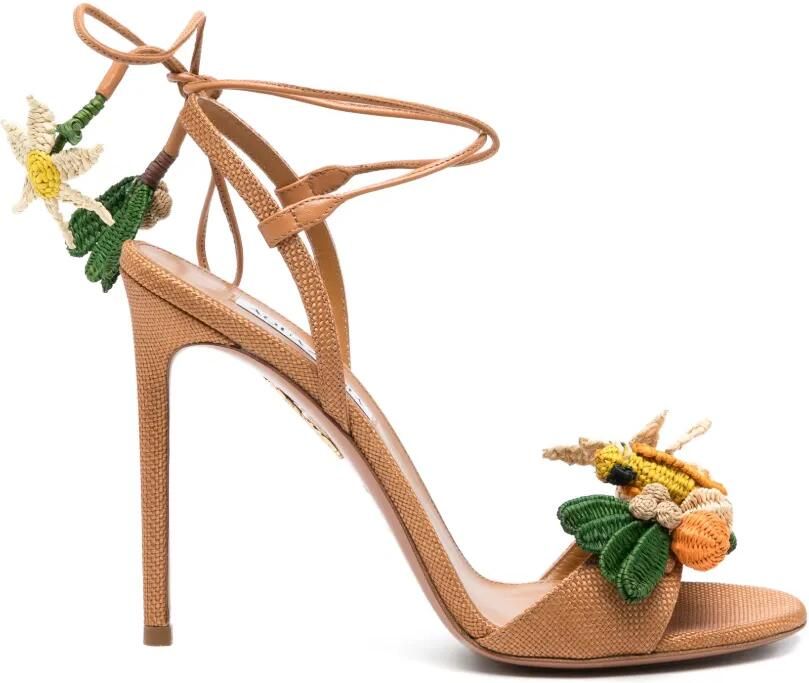 Aquazzura Birdsong sandalen 105 Beige - Foto 3