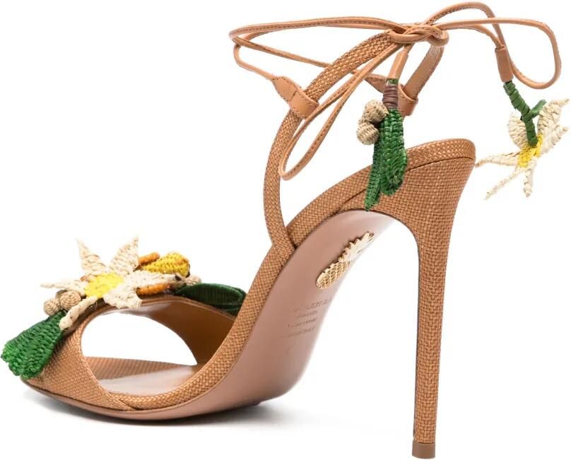 Aquazzura Birdsong sandalen 105 Beige - Foto 4