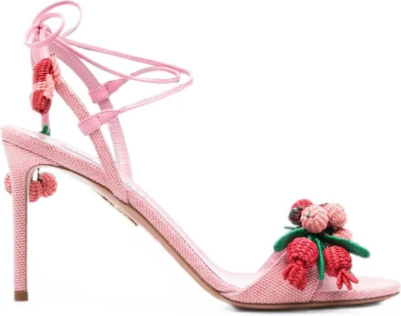 Aquazzura Botanica sandalen 85 Roze