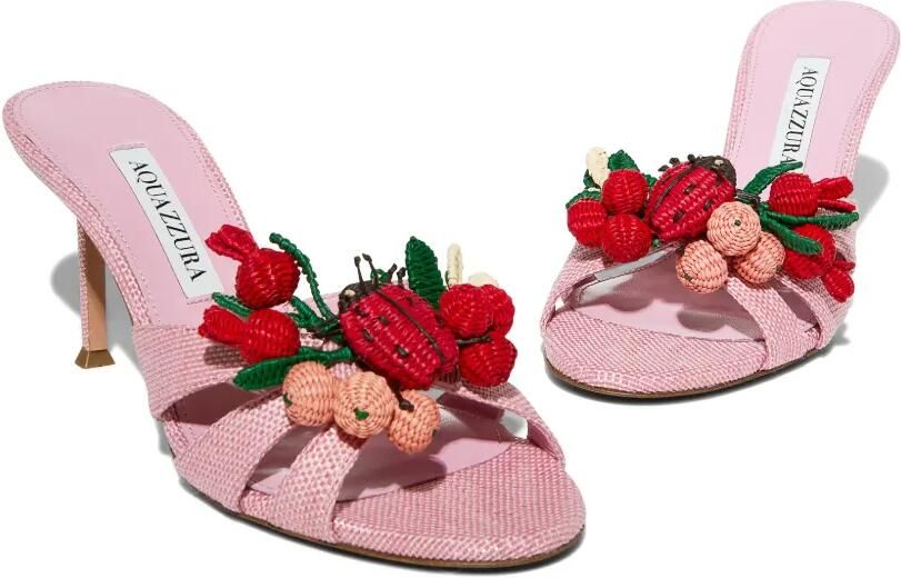 Aquazzura Botanica sandalen met hak Roze
