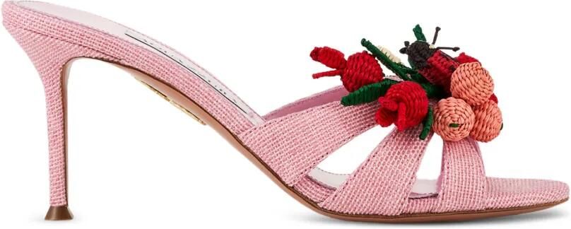 Aquazzura Botanica sandalen met hak Roze - Foto 5