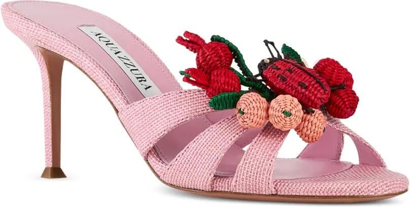 Aquazzura Botanica sandalen met hak Roze - Foto 4