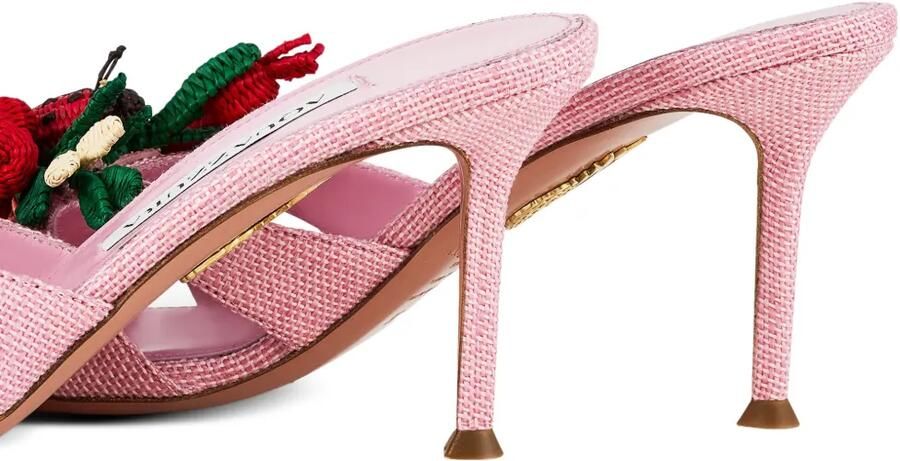 Aquazzura Botanica sandalen met hak Roze - Foto 3