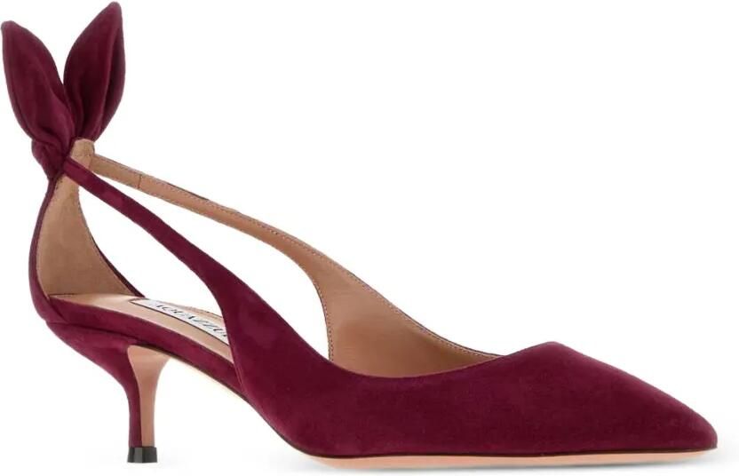 Aquazzura Bow Tie pumps Paars