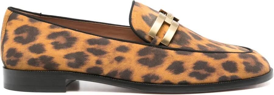 Aquazzura Brandi suède loafers Beige