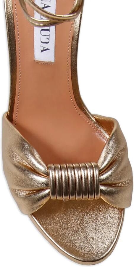 Aquazzura Carina sandalen met bandjes Goud - Foto 4