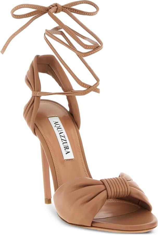Aquazzura Carina sandalen met striksluiting Roze - Foto 3