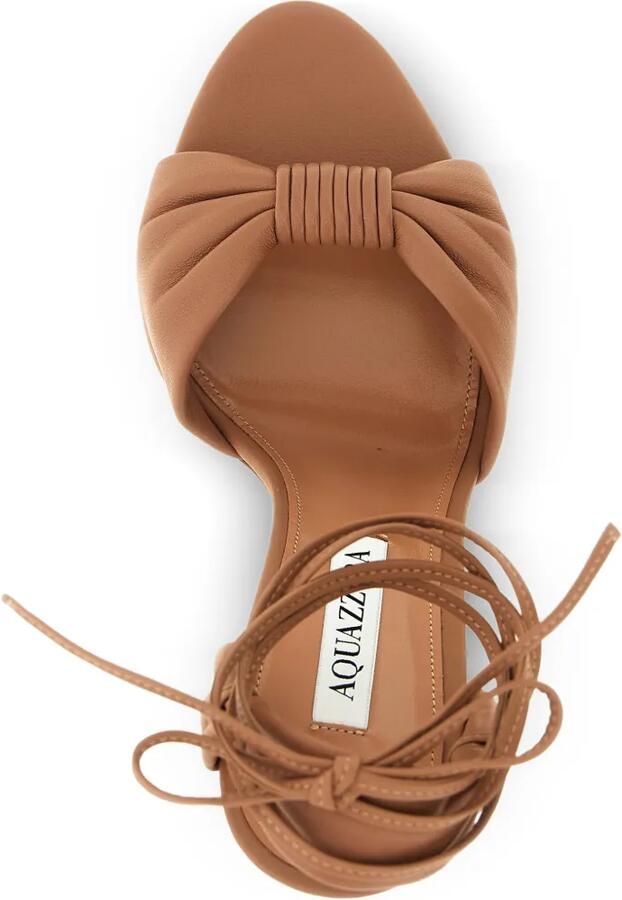 Aquazzura Carina sandalen met striksluiting Roze - Foto 2