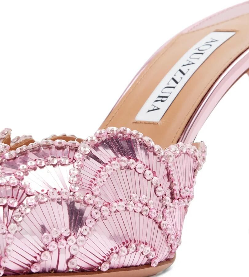 Aquazzura Ce Soir mules Roze - Foto 2
