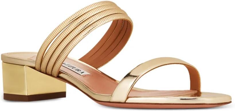 Aquazzura Collier sandalen 35 Goud - Foto 4