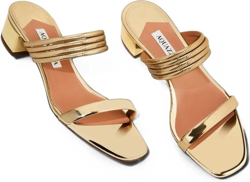 Aquazzura Collier sandalen 35 Goud - Foto 3