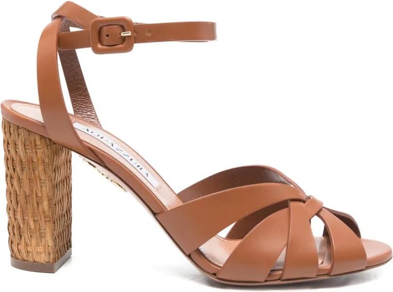 Aquazzura Copacabana sandalen met bandje Bruin