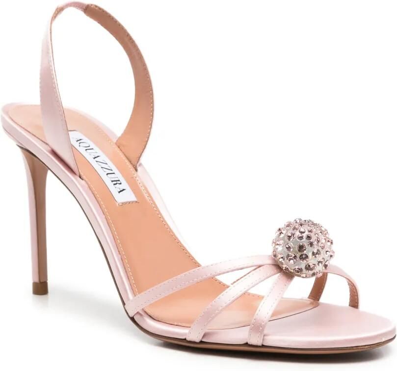 Aquazzura Crystal Bubble sandalen Roze - Foto 3