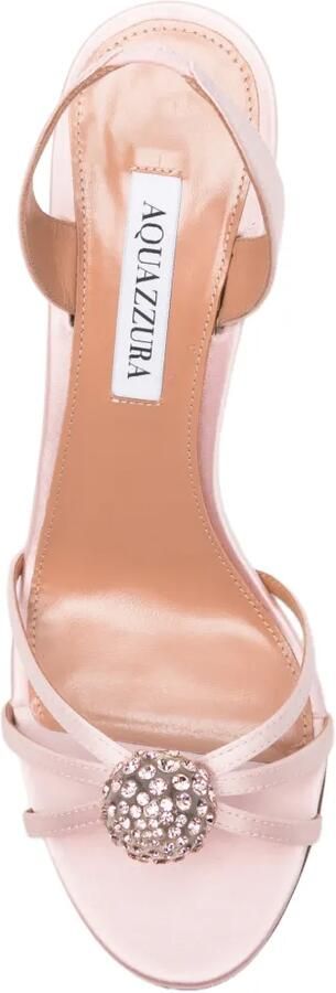 Aquazzura Crystal Bubble sandalen Roze - Foto 4