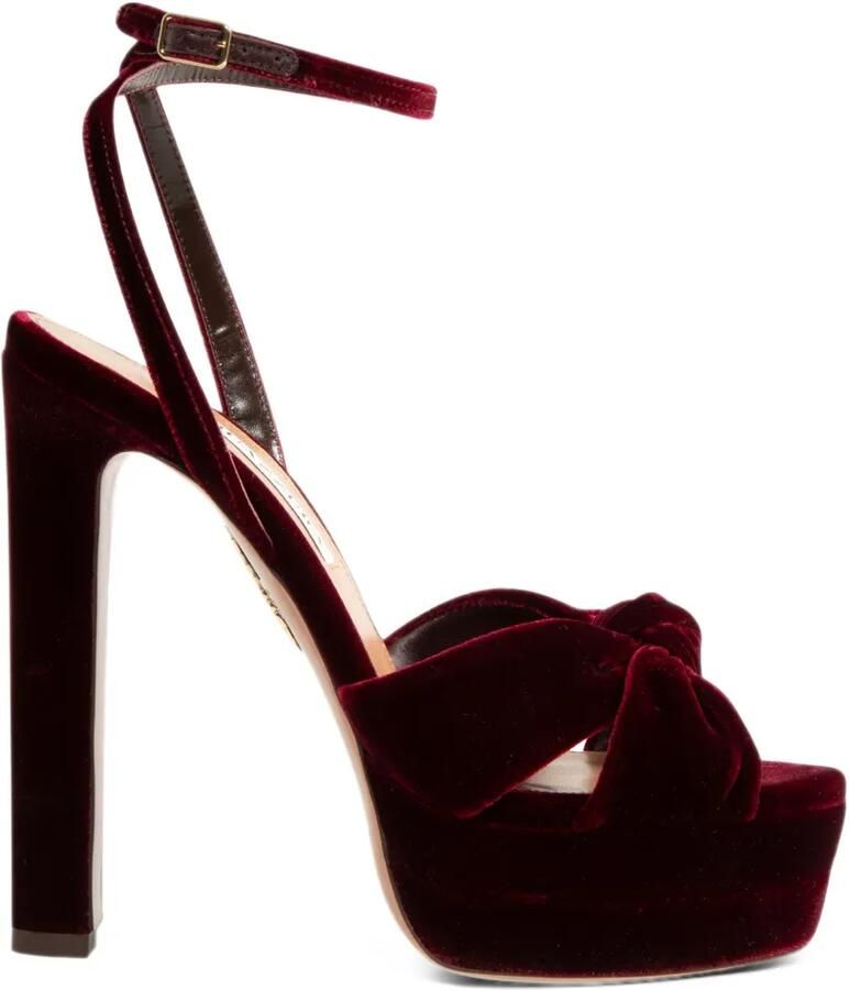 Aquazzura Cupid Plateau sandals Rood