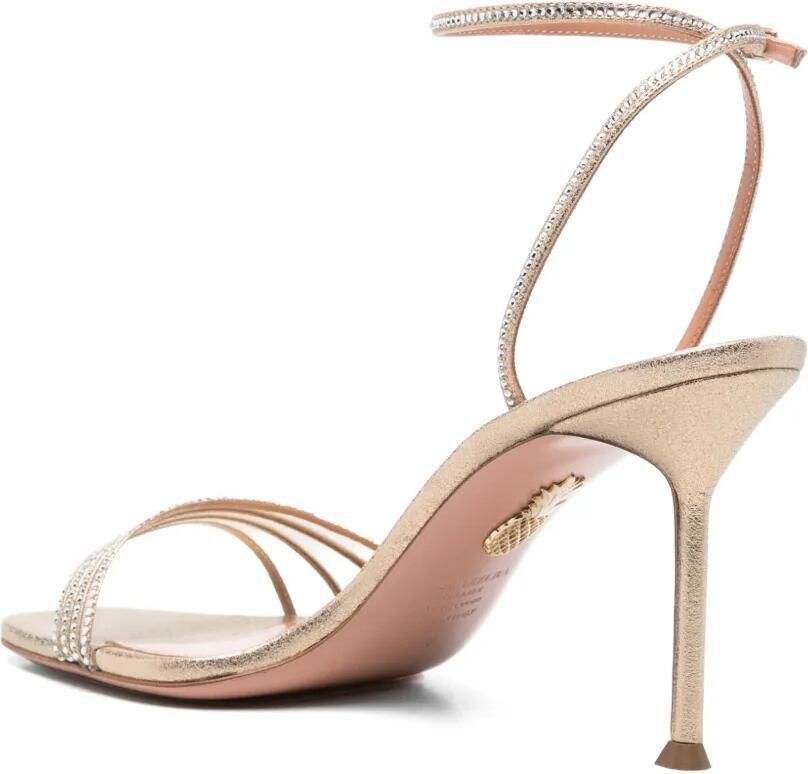 Aquazzura Dream Girl sandalen verfraaid met kristallen Goud - Foto 2