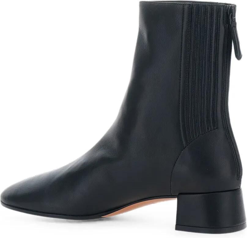 Aquazzura Enkellaarzen met geribbeld vlak en ritssluiting Zwart - Foto 2