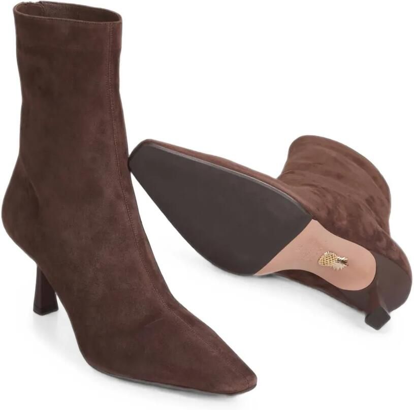 Aquazzura Enkellaarzen met puntige neus Bruin - Foto 5