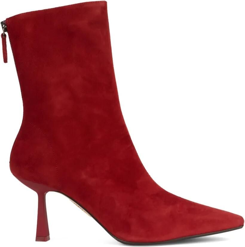 Aquazzura Enkellaarzen met puntige neus Rood
