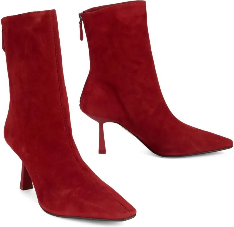 Aquazzura Enkellaarzen met puntige neus Rood - Foto 3