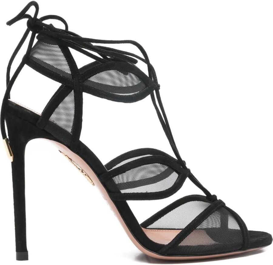 Aquazzura Fatal sandalen met hak Zwart
