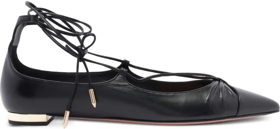 Aquazzura Gabi ballerina's Zwart