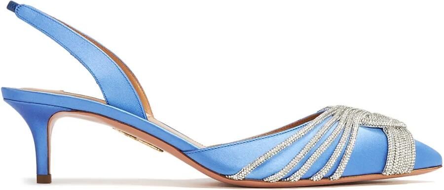 Aquazzura Gatsby slingback pumps Blauw