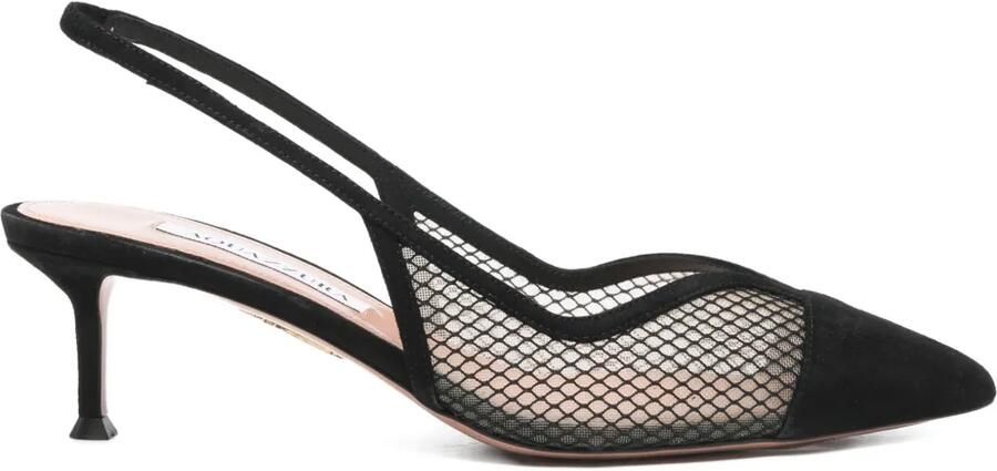 Aquazzura Gia slingback pumps Zwart