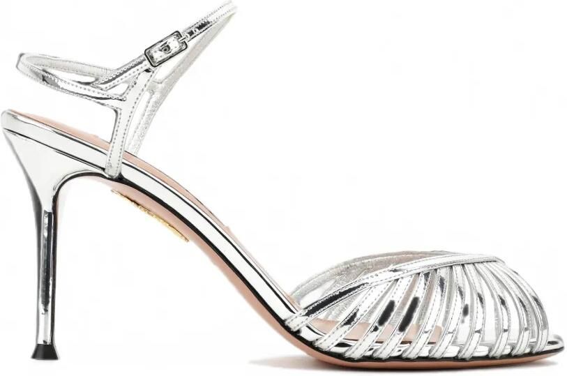 Aquazzura Hold Me sandalen Zilver