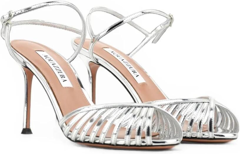 Aquazzura Hold Me sandalen Zilver - Foto 4