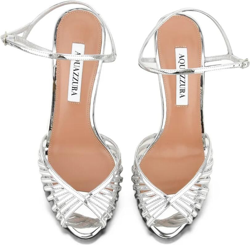 Aquazzura Hold Me sandalen Zilver - Foto 2