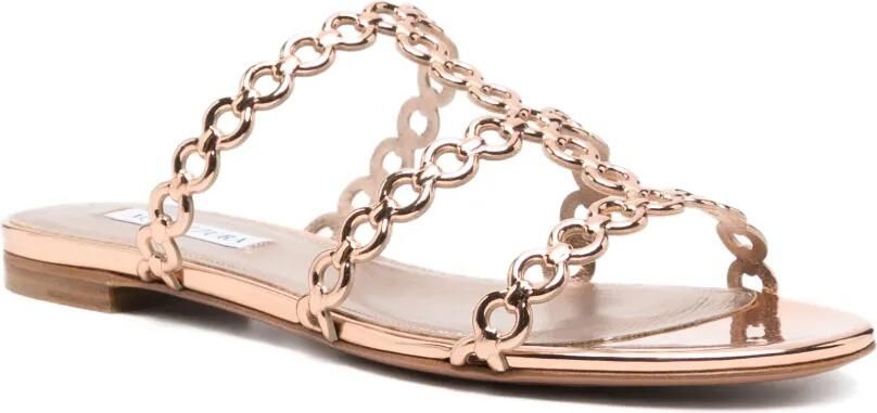 Aquazzura Infinity Chain sandalen Goud - Foto 2