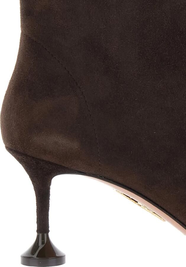 Aquazzura Laarzen met puntige neus Bruin - Foto 2