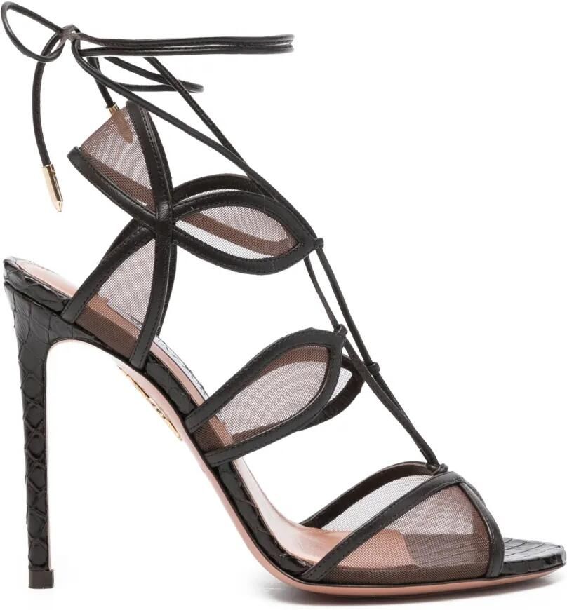 Aquazzura lace-up pumps Zwart