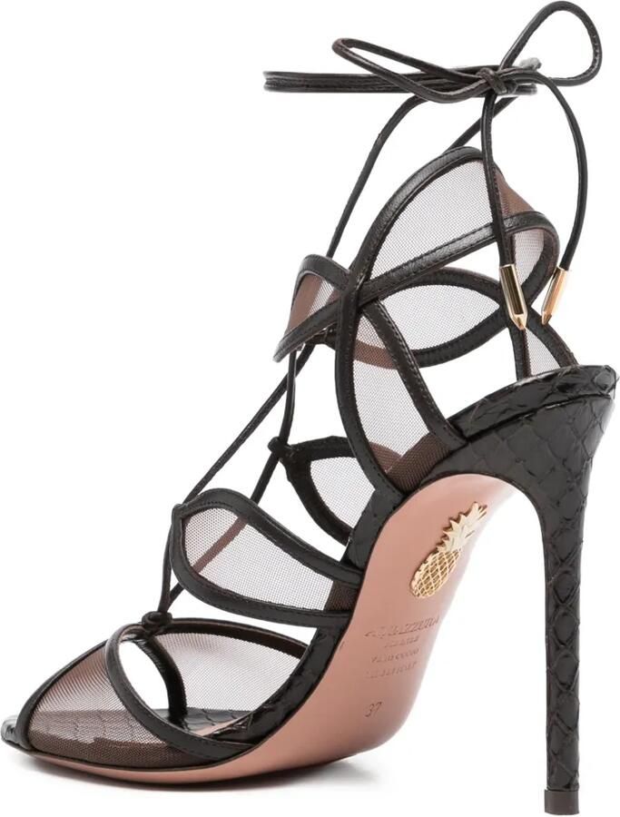 Aquazzura lace-up pumps Zwart - Foto 3