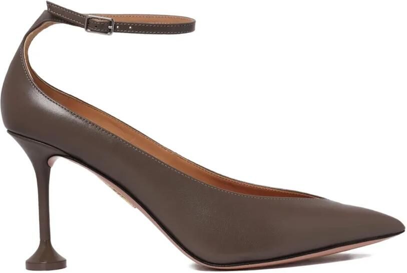 Aquazzura Le Noir pumps met enkelbandje Bruin