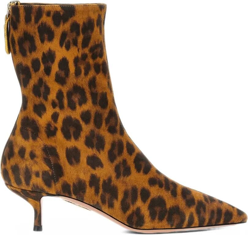 Aquazzura leopard-print suede ankle boots Bruin