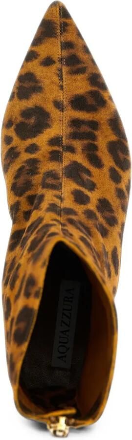 Aquazzura leopard-print suede ankle boots Bruin - Foto 4