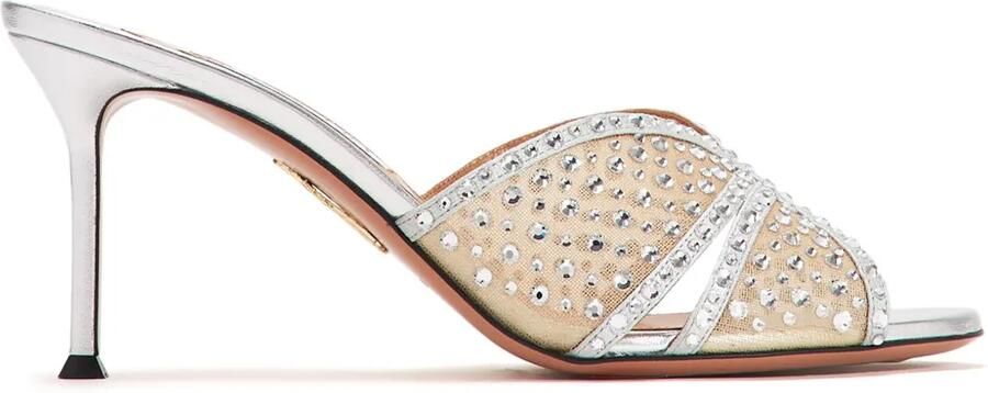 Aquazzura Leren muiltjes Zilver