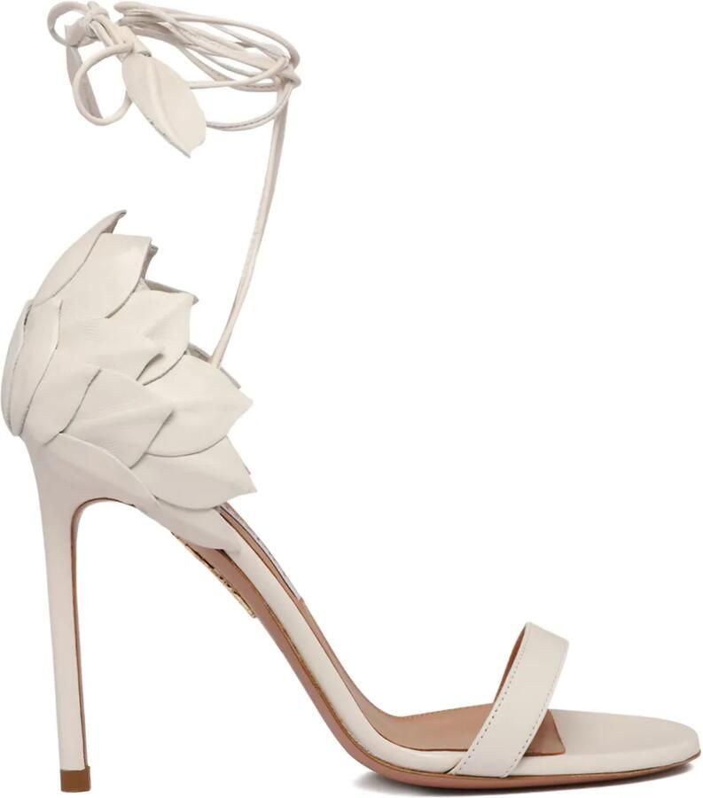 Aquazzura Leren pumps Beige