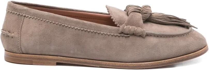 Aquazzura Loafers met kwastje Bruin