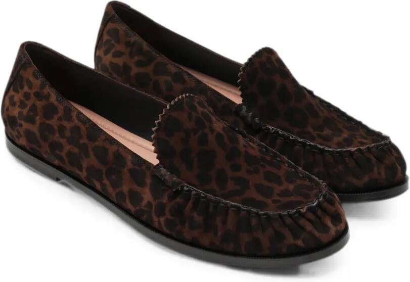 Aquazzura Loafers met luipaardprint Bruin - Foto 3