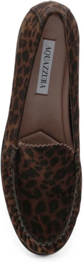 Aquazzura Loafers met luipaardprint Bruin - Foto 5