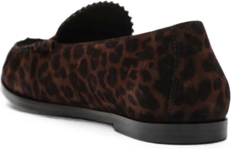 Aquazzura Loafers met luipaardprint Bruin - Foto 4