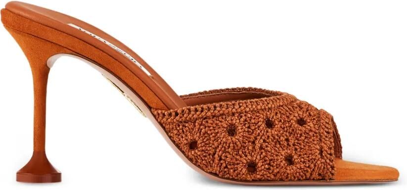 Aquazzura Loom muiltjes 85 Oranje