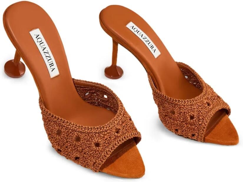 Aquazzura Loom muiltjes 85 Oranje - Foto 3