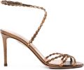 Aquazzura Love Struck sandalen verfraaid met kristallen Bruin - Bruin