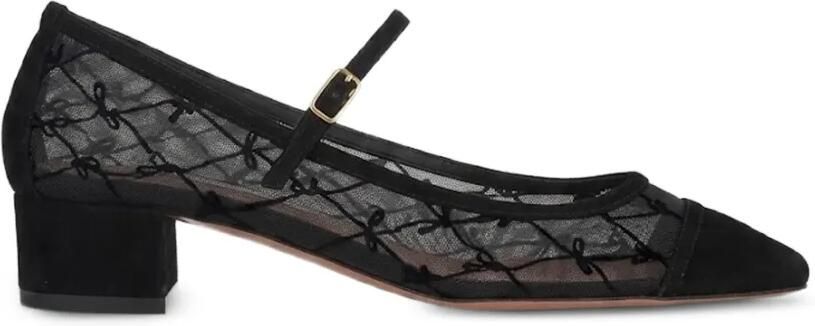 Aquazzura Mayor pumps met mesh Wit