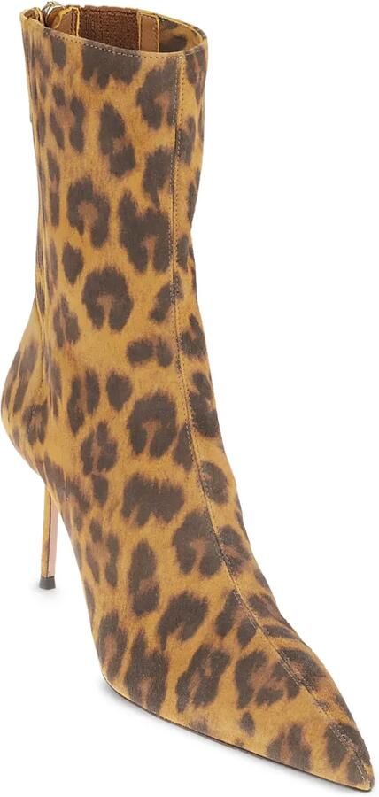 Aquazzura Montmartre enkellaarzen met luipaardprint en puntneus Bruin - Foto 3