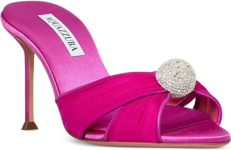 Aquazzura Mystery muiltjes 85 Roze - Foto 4